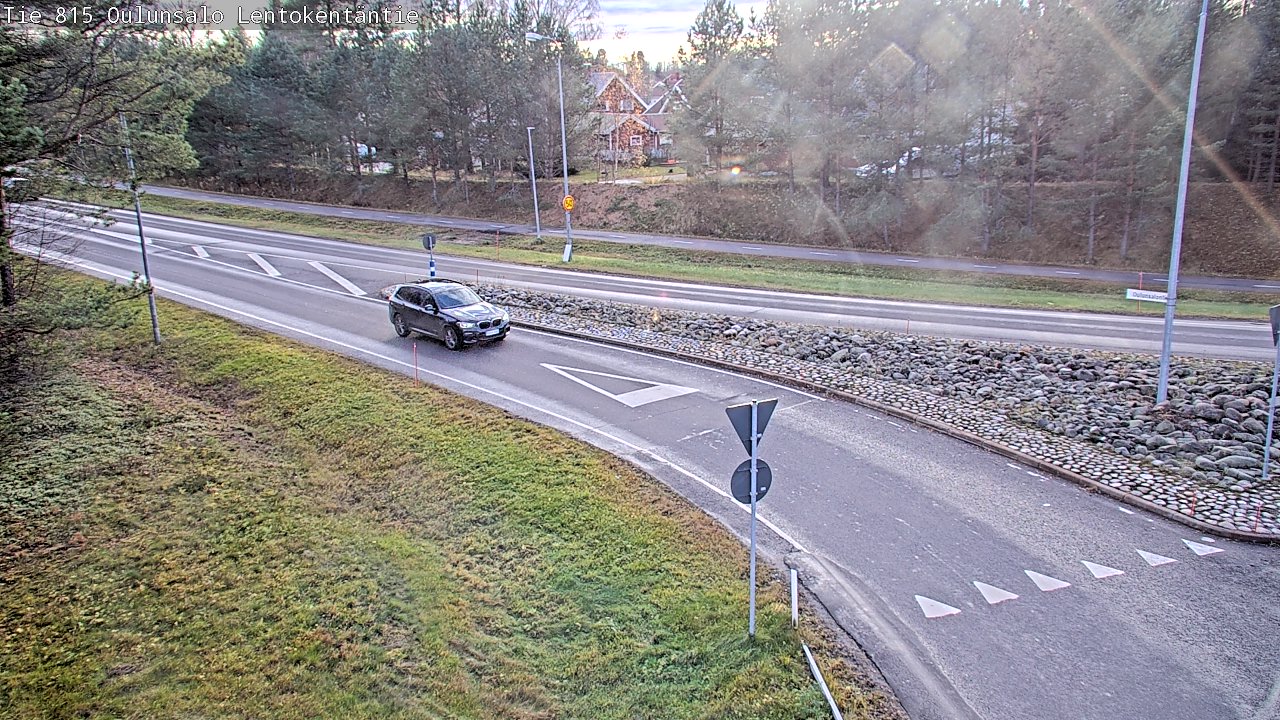 Kelikamerat Kuva Tie 816 Oulunsalo, Lentokentäntie, Oulu, Pohjois-Pohjanmaa