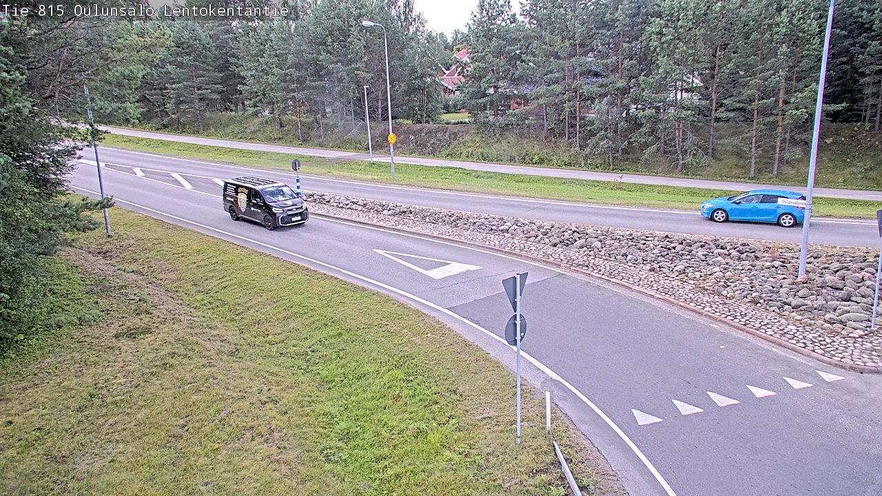 Weather Camera Image Road 816 Oulunsalo, Lentokentäntie, Oulu, Pohjois-Pohjanmaa