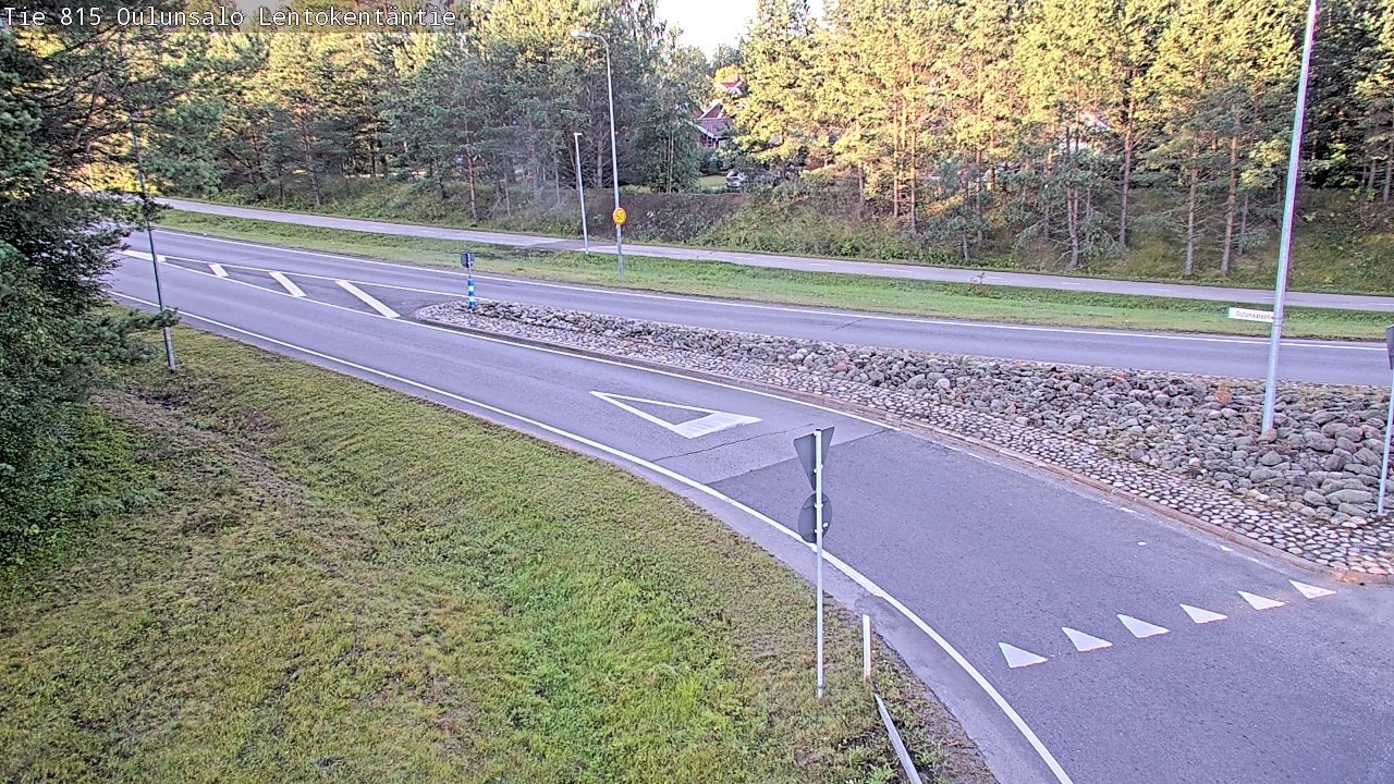 Weather Camera Image Road 816 Oulunsalo, Lentokentäntie, Oulu, Pohjois-Pohjanmaa