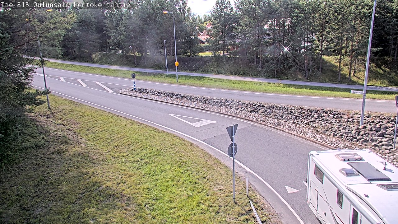 Kelikamerat Kuva Tie 816 Oulunsalo, Lentokentäntie, Oulu, Pohjois-Pohjanmaa