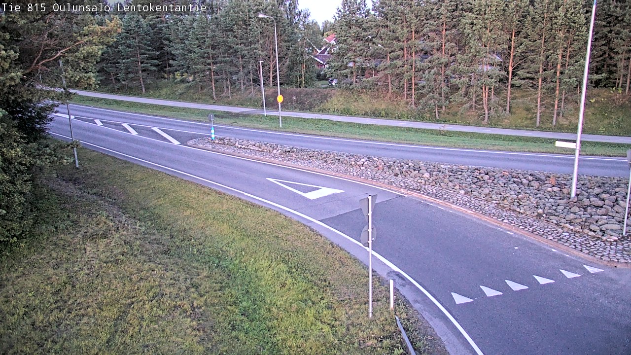 Kelikamerat Kuva Tie 816 Oulunsalo, Lentokentäntie, Oulu, Pohjois-Pohjanmaa