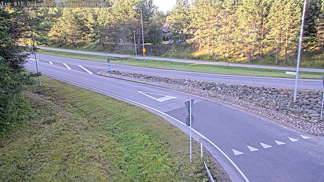 Weather Camera Image Road 816 Oulunsalo, Lentokentäntie, Oulu, Pohjois-Pohjanmaa