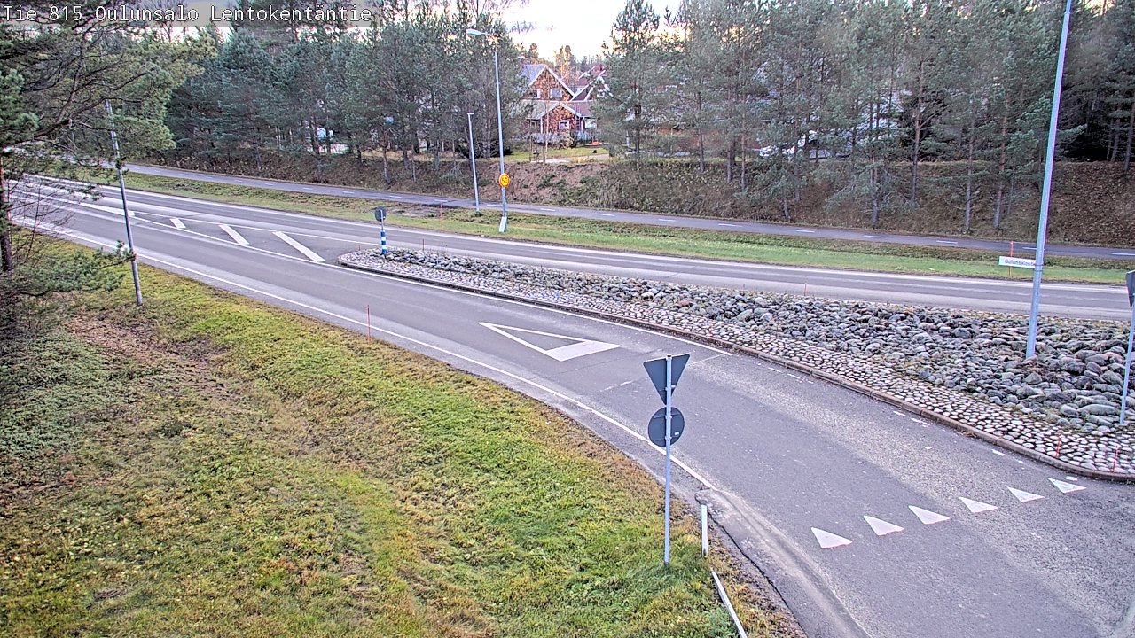 Kelikamerat Kuva Tie 816 Oulunsalo, Lentokentäntie, Oulu, Pohjois-Pohjanmaa