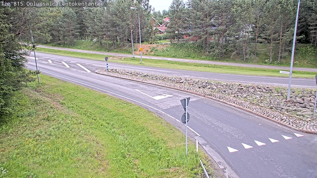 Kelikamerat Kuva Tie 816 Oulunsalo, Lentokentäntie, Oulu, Pohjois-Pohjanmaa