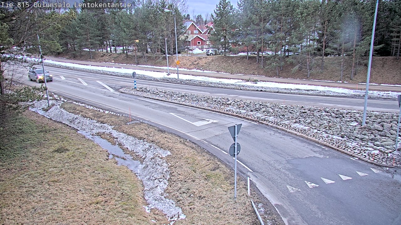 Weather Camera Image Road 816 Oulunsalo, Lentokentäntie, Oulu, Pohjois-Pohjanmaa