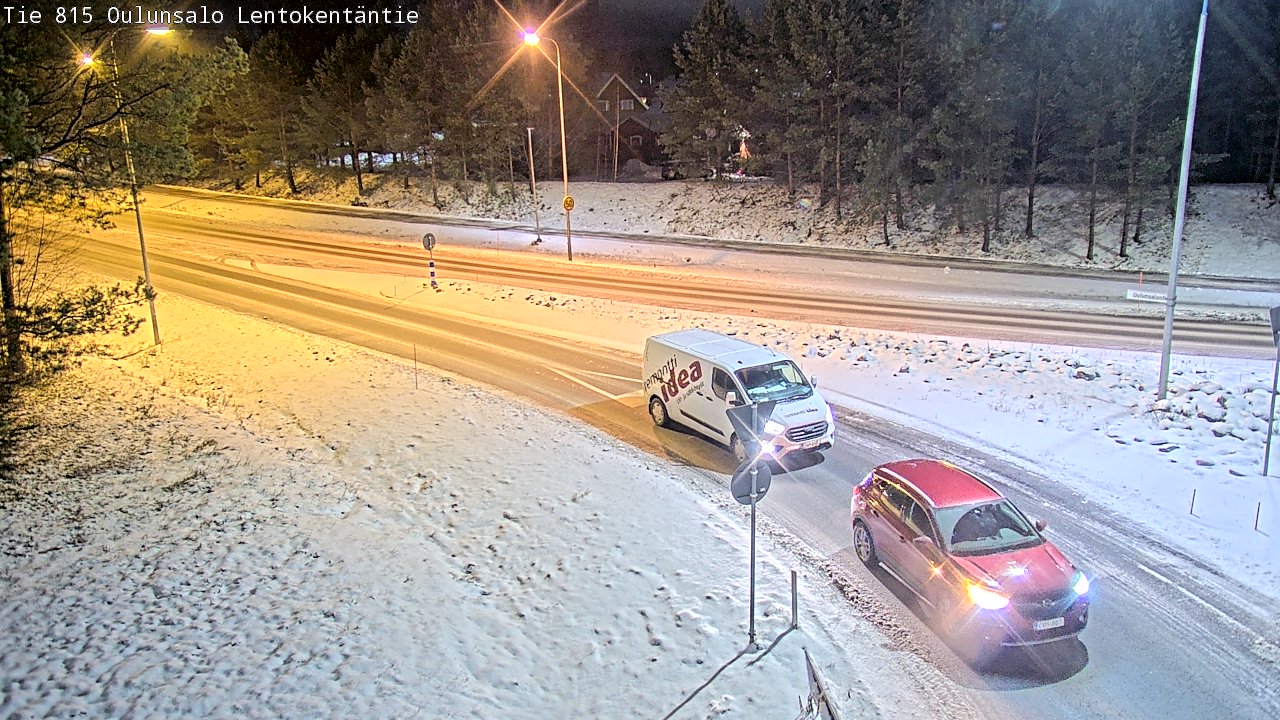 Weather Camera Image Road 816 Oulunsalo, Lentokentäntie, Oulu, Pohjois-Pohjanmaa