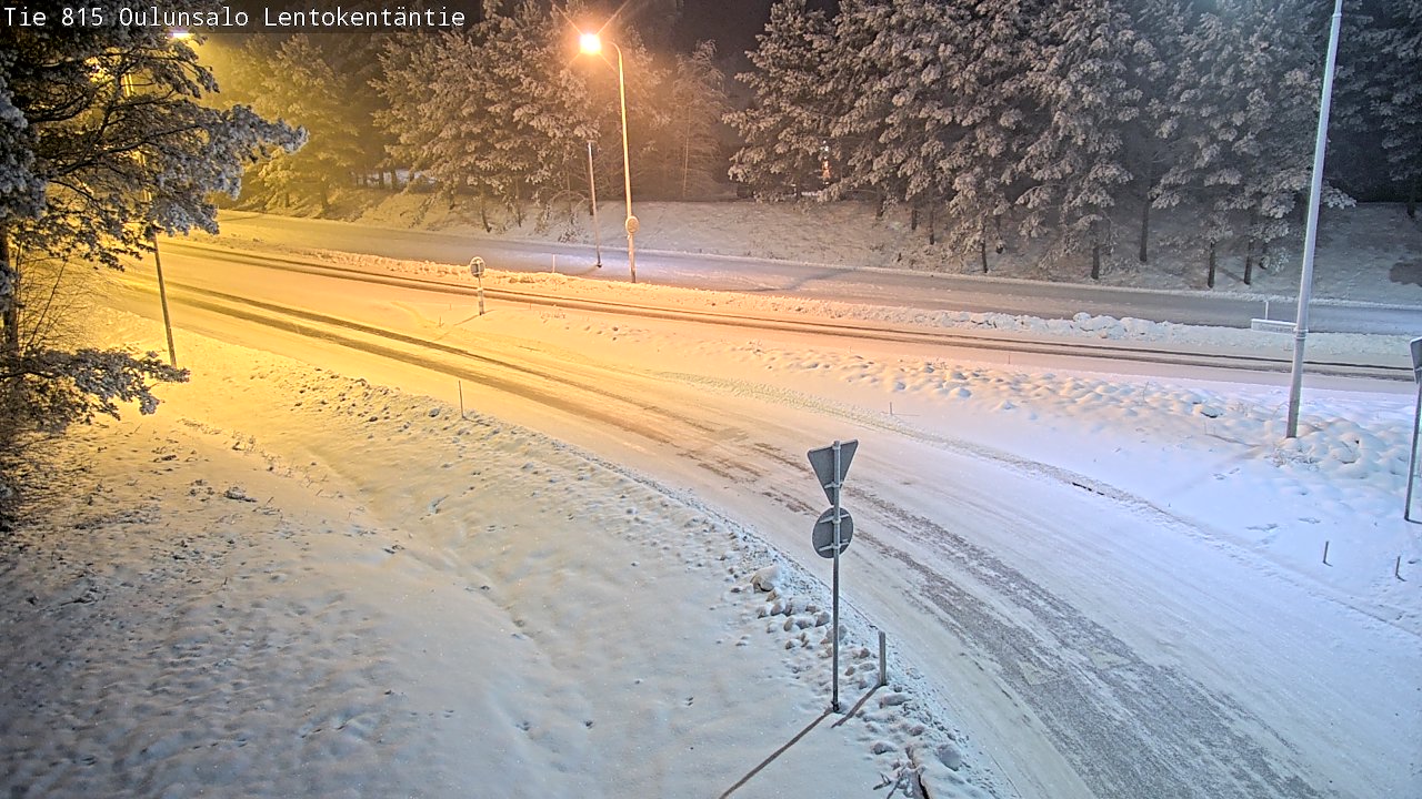 Kelikamerat Kuva Tie 816 Oulunsalo, Lentokentäntie, Oulu, Pohjois-Pohjanmaa