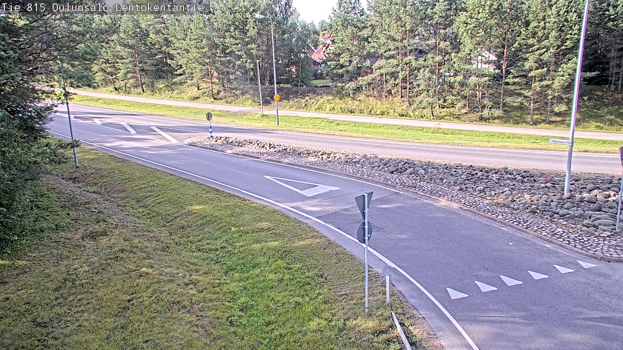 Weather Camera Image Road 816 Oulunsalo, Lentokentäntie, Oulu, Pohjois-Pohjanmaa