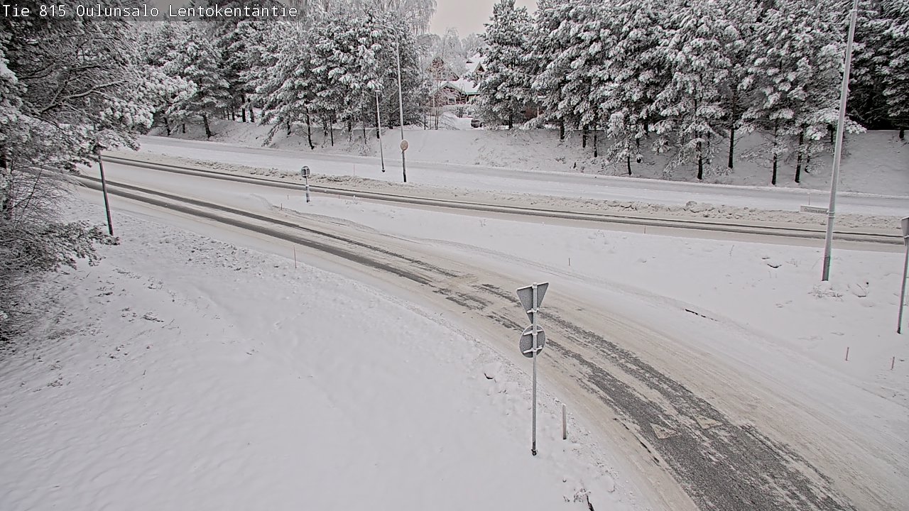 Kelikamerat Kuva Tie 816 Oulunsalo, Lentokentäntie, Oulu, Pohjois-Pohjanmaa