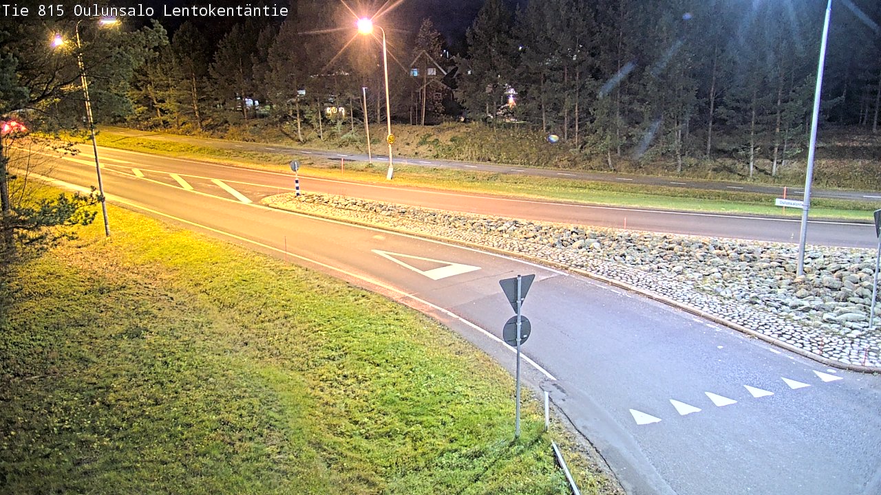 Kelikamerat Kuva Tie 816 Oulunsalo, Lentokentäntie, Oulu, Pohjois-Pohjanmaa