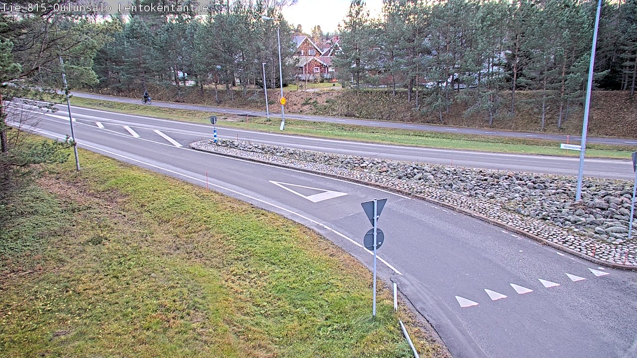 Kelikamerat Kuva Tie 816 Oulunsalo, Lentokentäntie, Oulu, Pohjois-Pohjanmaa