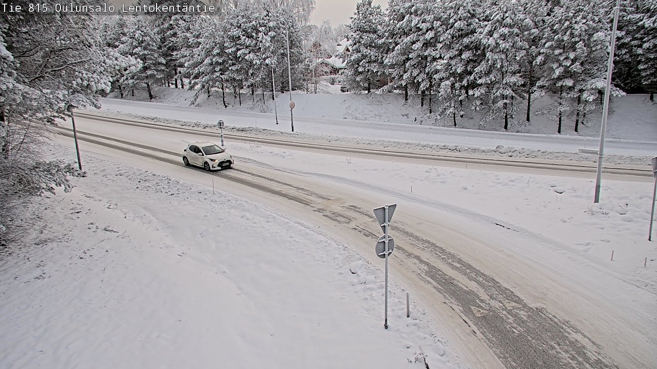 Kelikamerat Kuva Tie 816 Oulunsalo, Lentokentäntie, Oulu, Pohjois-Pohjanmaa