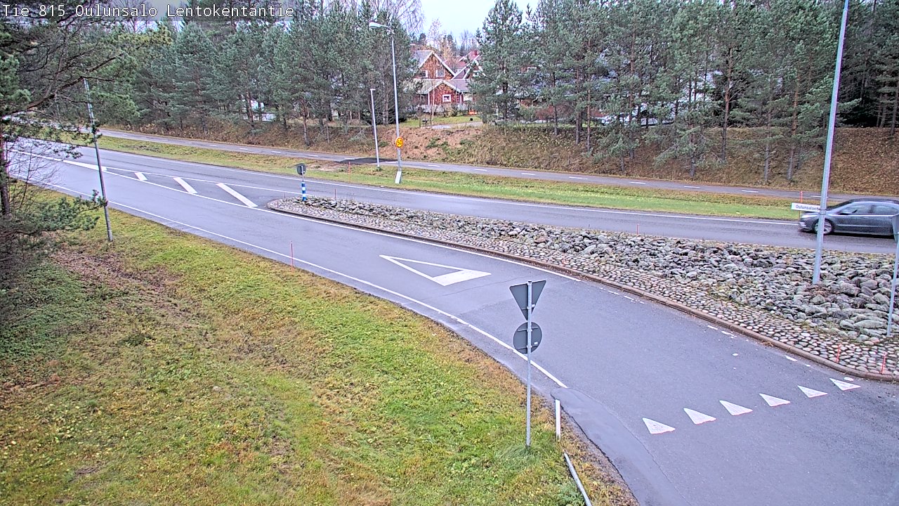 Weather Camera Image Road 816 Oulunsalo, Lentokentäntie, Oulu, Pohjois-Pohjanmaa