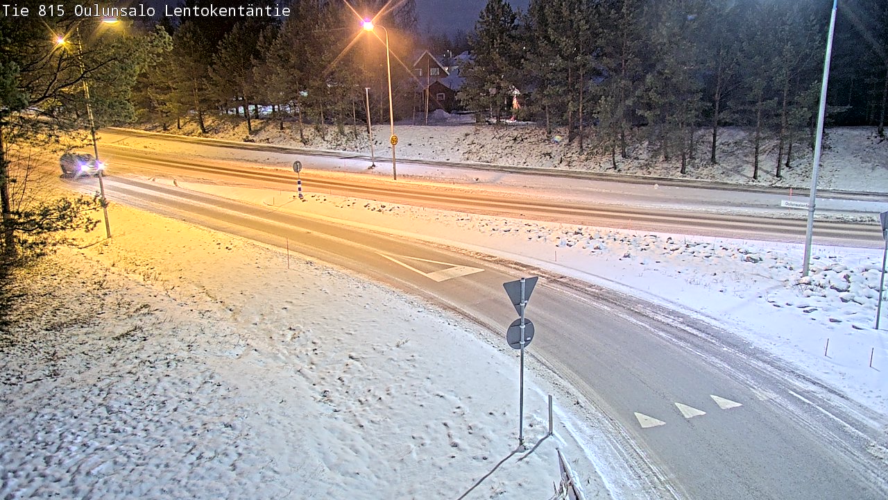 Weather Camera Image Road 816 Oulunsalo, Lentokentäntie, Oulu, Pohjois-Pohjanmaa