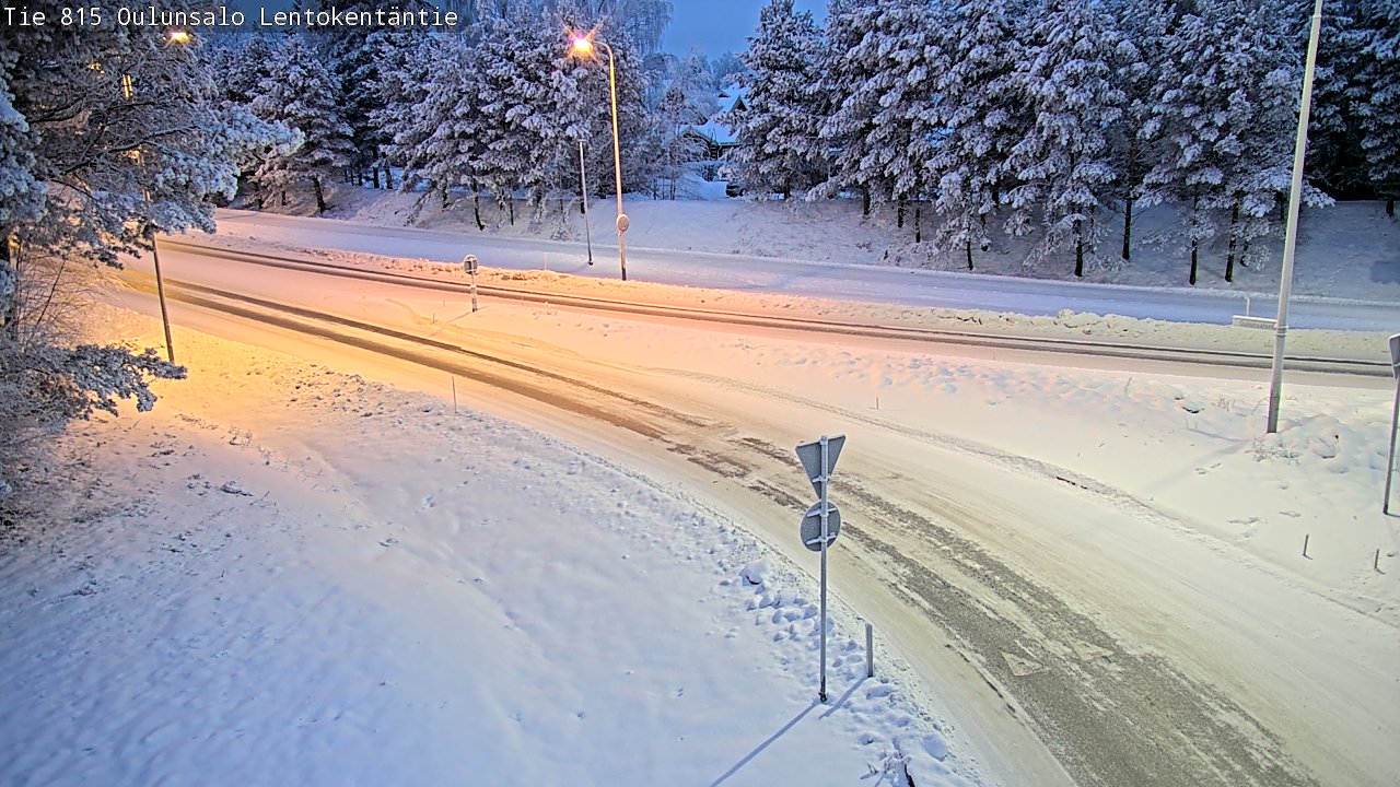 Kelikamerat Kuva Tie 816 Oulunsalo, Lentokentäntie, Oulu, Pohjois-Pohjanmaa