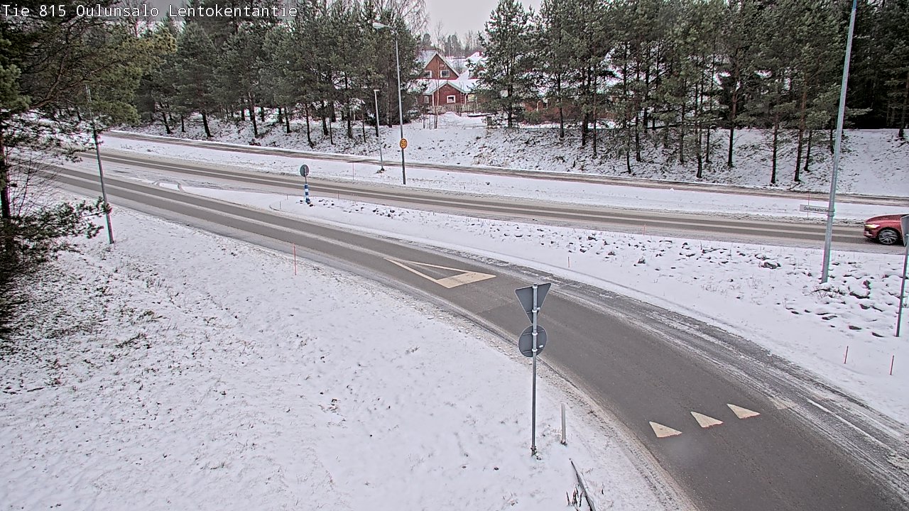 Weather Camera Image Road 816 Oulunsalo, Lentokentäntie, Oulu, Pohjois-Pohjanmaa