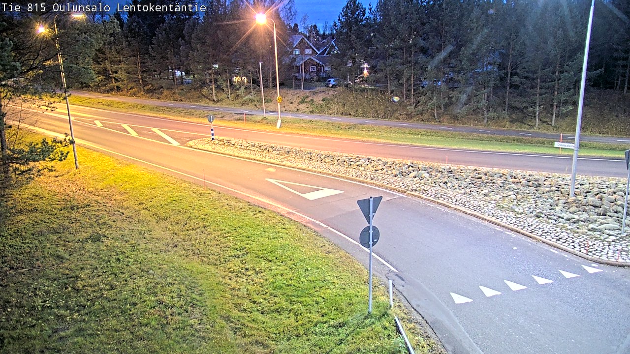 Kelikamerat Kuva Tie 816 Oulunsalo, Lentokentäntie, Oulu, Pohjois-Pohjanmaa