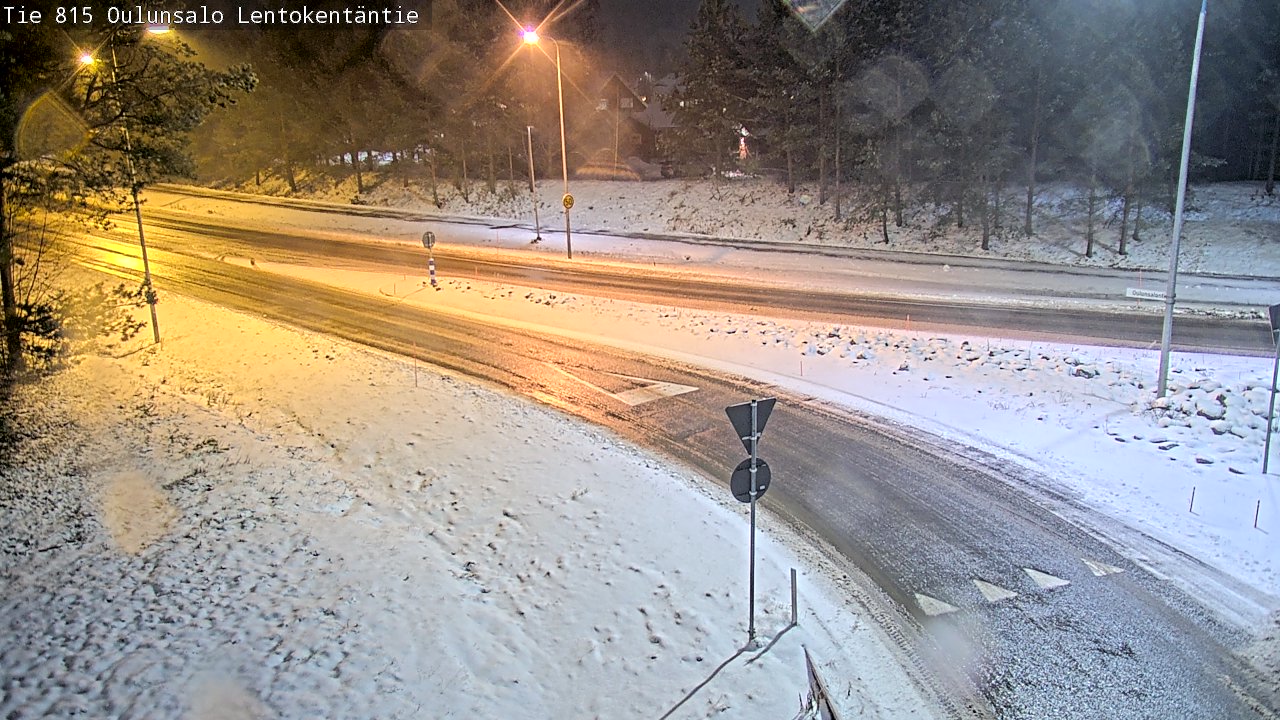 Weather Camera Image Road 816 Oulunsalo, Lentokentäntie, Oulu, Pohjois-Pohjanmaa