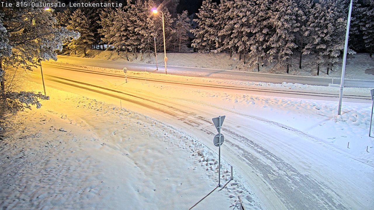 Kelikamerat Kuva Tie 816 Oulunsalo, Lentokentäntie, Oulu, Pohjois-Pohjanmaa