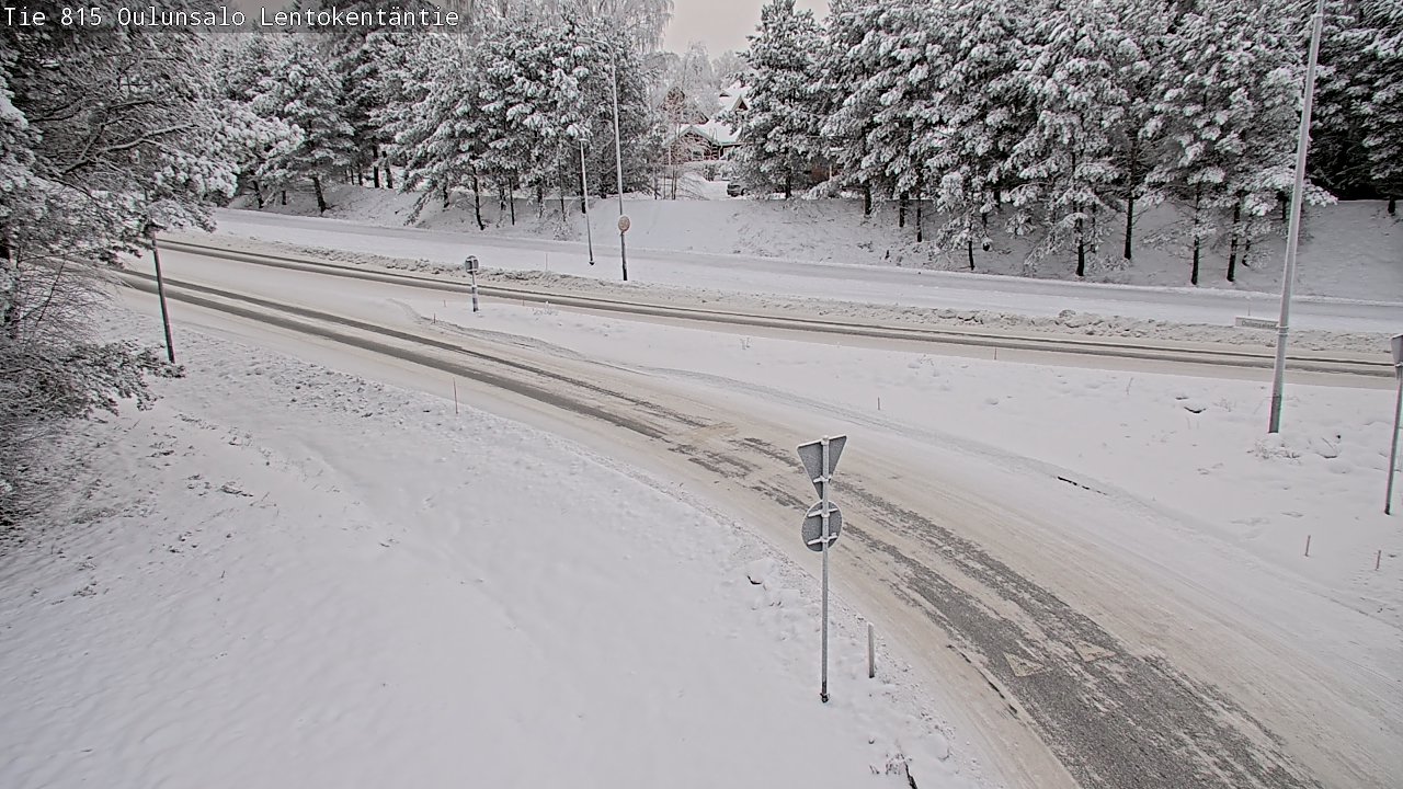 Kelikamerat Kuva Tie 816 Oulunsalo, Lentokentäntie, Oulu, Pohjois-Pohjanmaa