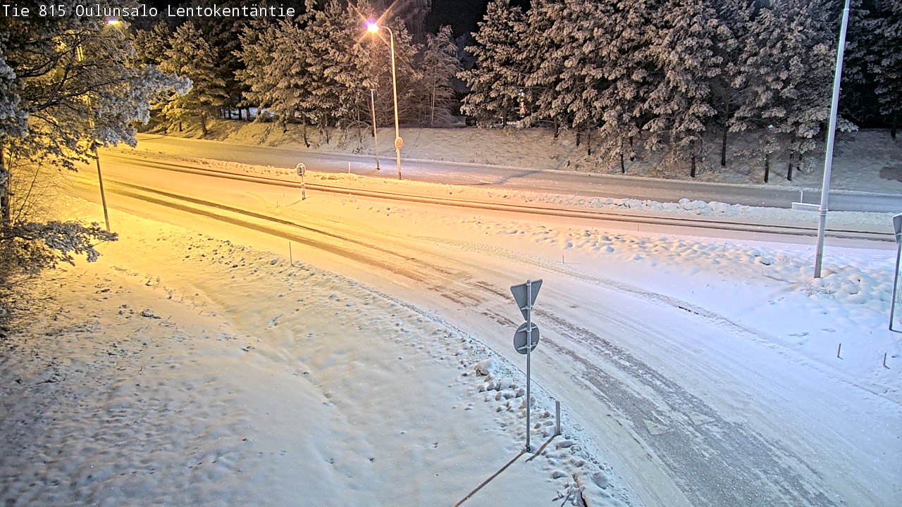 Kelikamerat Kuva Tie 816 Oulunsalo, Lentokentäntie, Oulu, Pohjois-Pohjanmaa