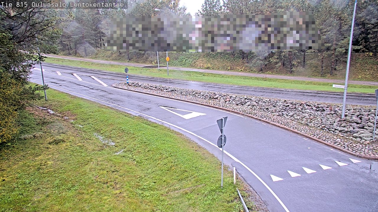 Weather Camera Image Road 816 Oulunsalo, Lentokentäntie, Oulu, Pohjois-Pohjanmaa