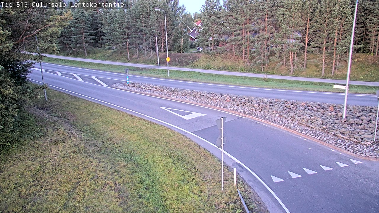 Kelikamerat Kuva Tie 816 Oulunsalo, Lentokentäntie, Oulu, Pohjois-Pohjanmaa