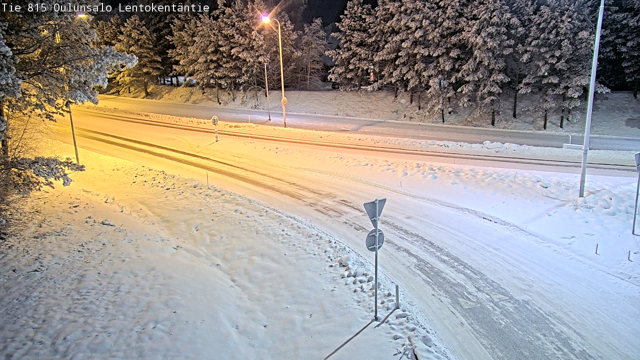 Kelikamerat Kuva Tie 816 Oulunsalo, Lentokentäntie, Oulu, Pohjois-Pohjanmaa