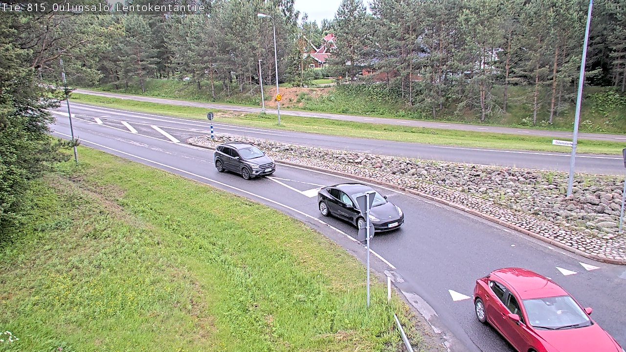 Kelikamerat Kuva Tie 816 Oulunsalo, Lentokentäntie, Oulu, Pohjois-Pohjanmaa