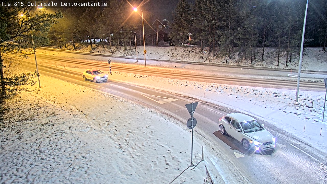 Weather Camera Image Road 816 Oulunsalo, Lentokentäntie, Oulu, Pohjois-Pohjanmaa