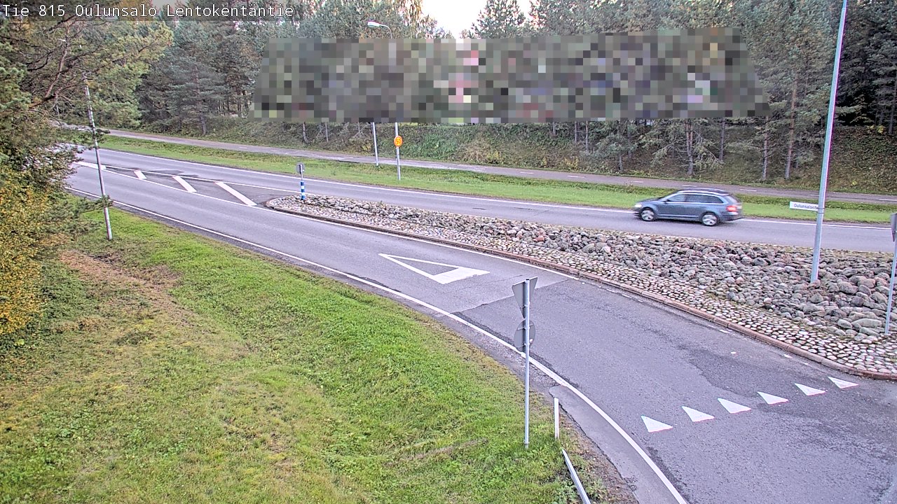 Kelikamerat Kuva Tie 816 Oulunsalo, Lentokentäntie, Oulu, Pohjois-Pohjanmaa