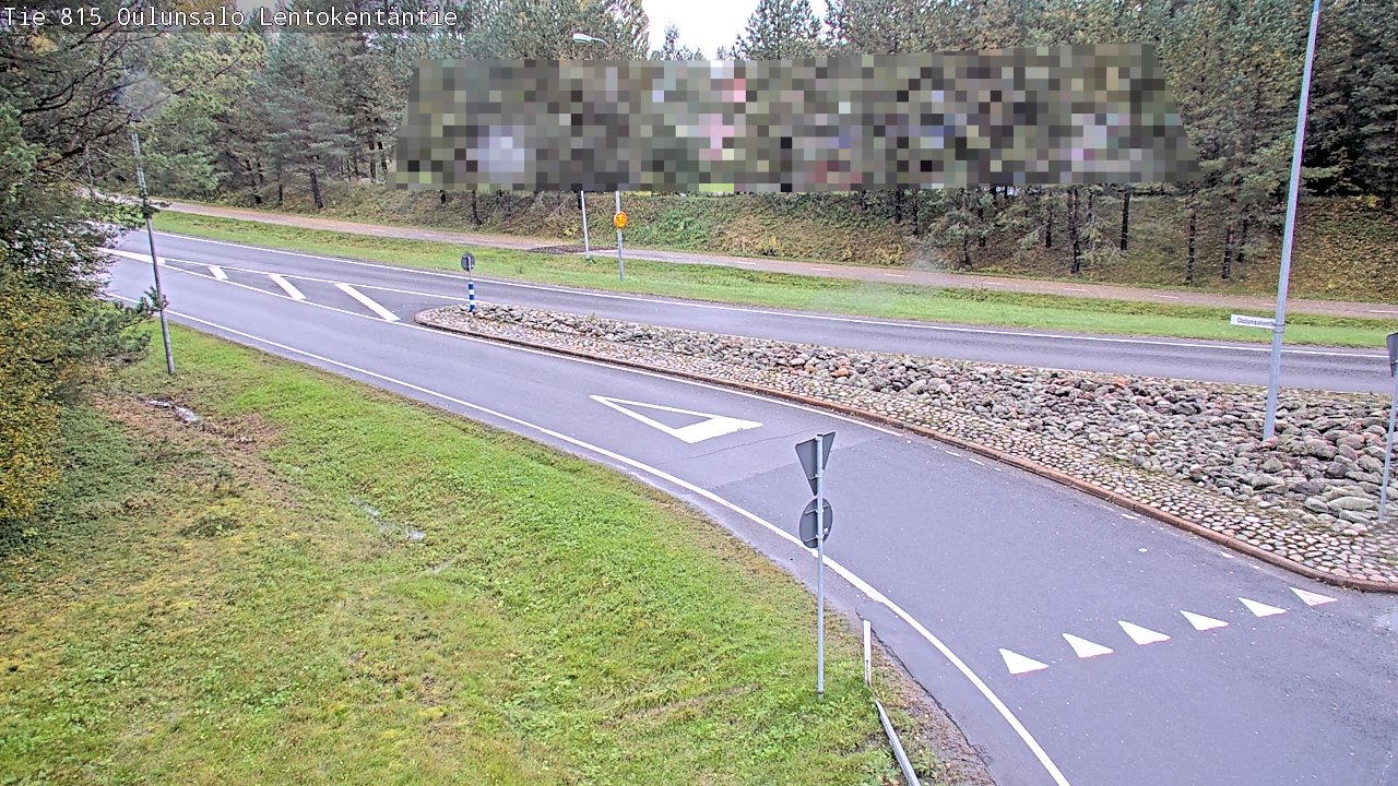 Weather Camera Image Road 816 Oulunsalo, Lentokentäntie, Oulu, Pohjois-Pohjanmaa