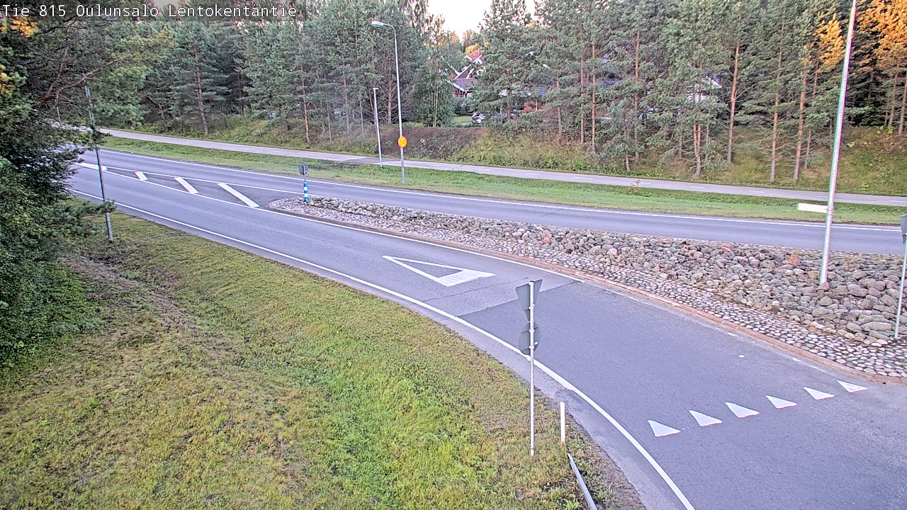 Kelikamerat Kuva Tie 816 Oulunsalo, Lentokentäntie, Oulu, Pohjois-Pohjanmaa
