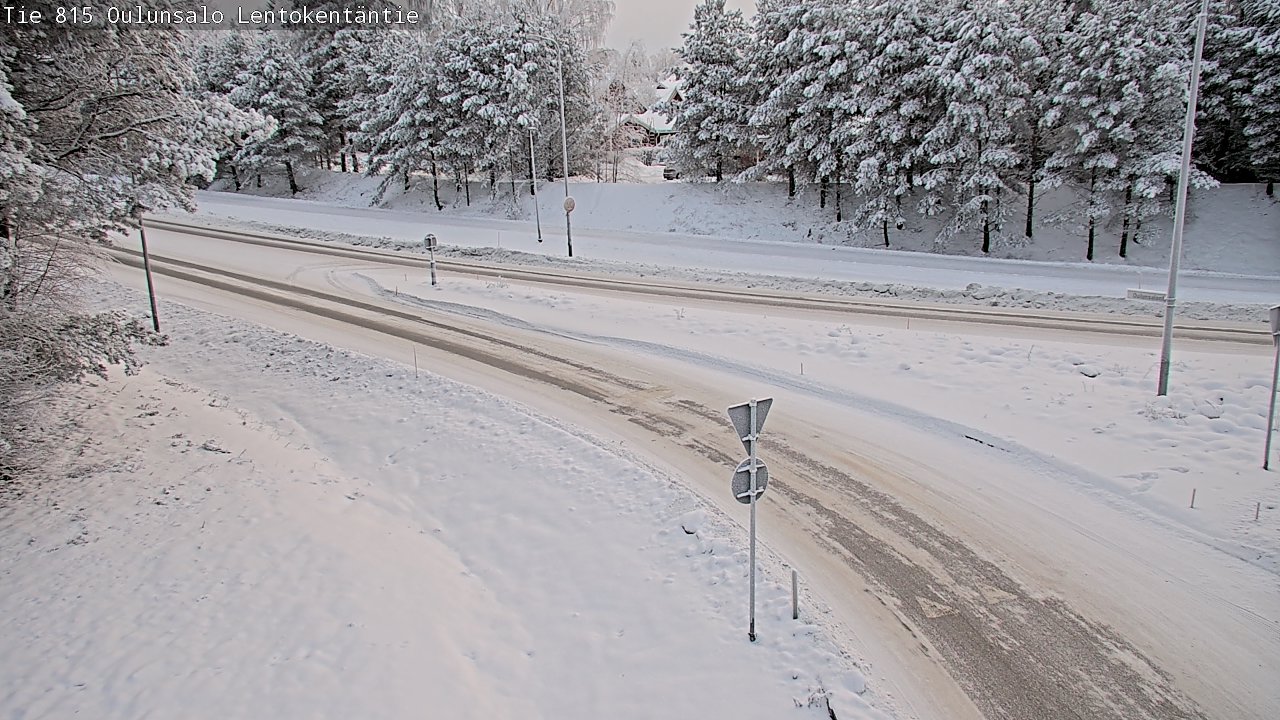 Kelikamerat Kuva Tie 816 Oulunsalo, Lentokentäntie, Oulu, Pohjois-Pohjanmaa