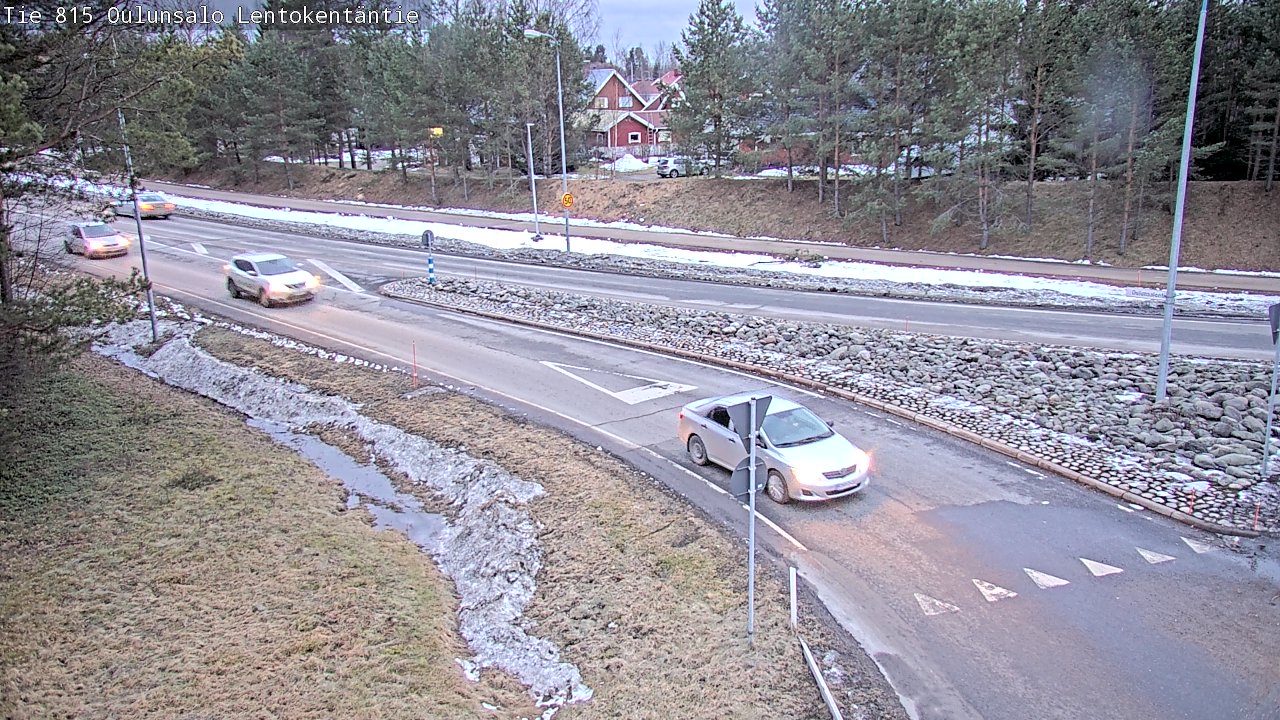 Weather Camera Image Road 816 Oulunsalo, Lentokentäntie, Oulu, Pohjois-Pohjanmaa