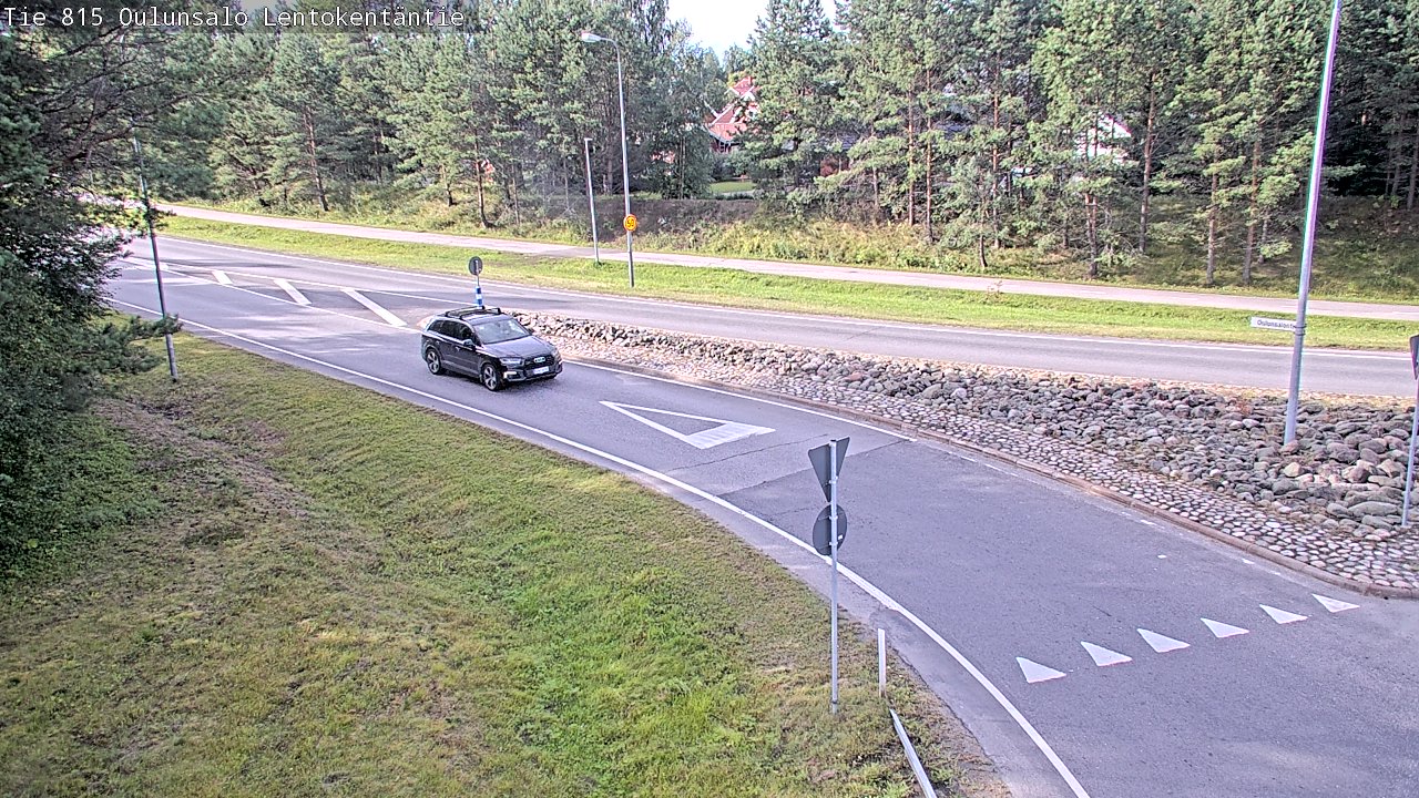 Weather Camera Image Road 816 Oulunsalo, Lentokentäntie, Oulu, Pohjois-Pohjanmaa