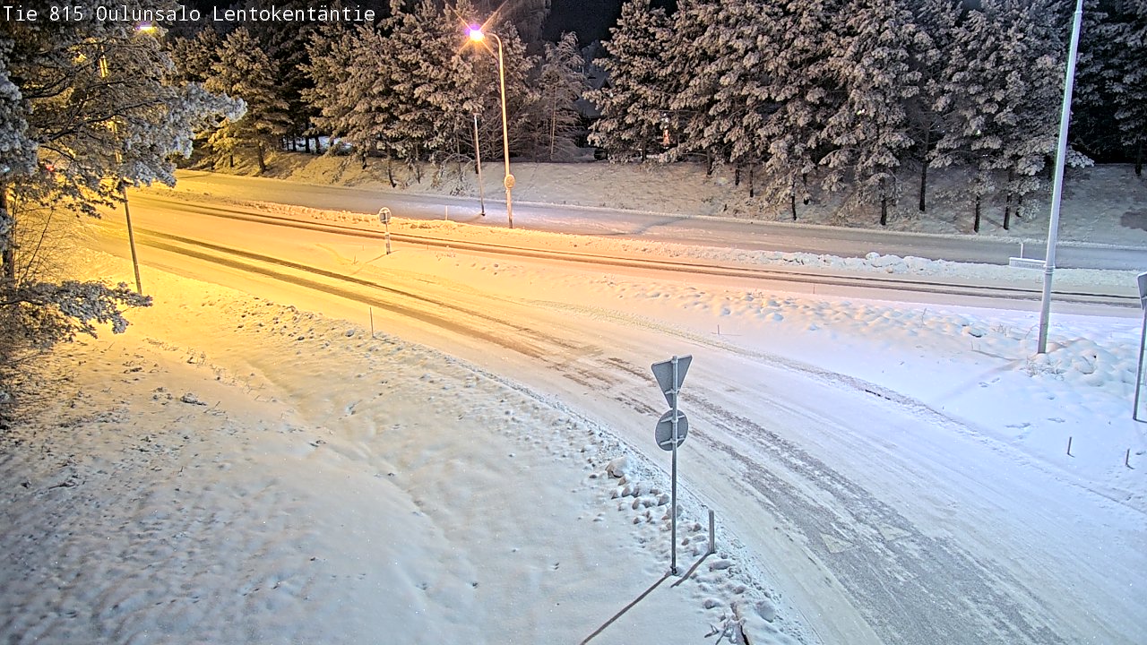 Kelikamerat Kuva Tie 816 Oulunsalo, Lentokentäntie, Oulu, Pohjois-Pohjanmaa