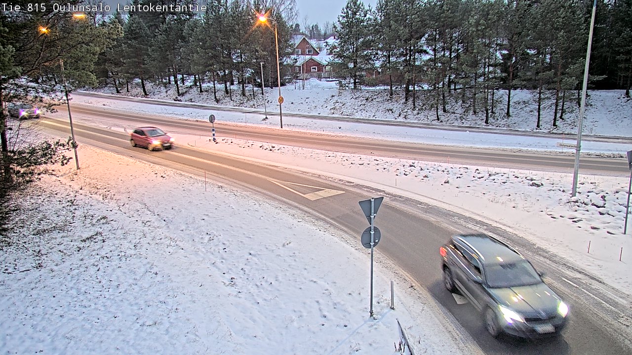 Weather Camera Image Road 816 Oulunsalo, Lentokentäntie, Oulu, Pohjois-Pohjanmaa