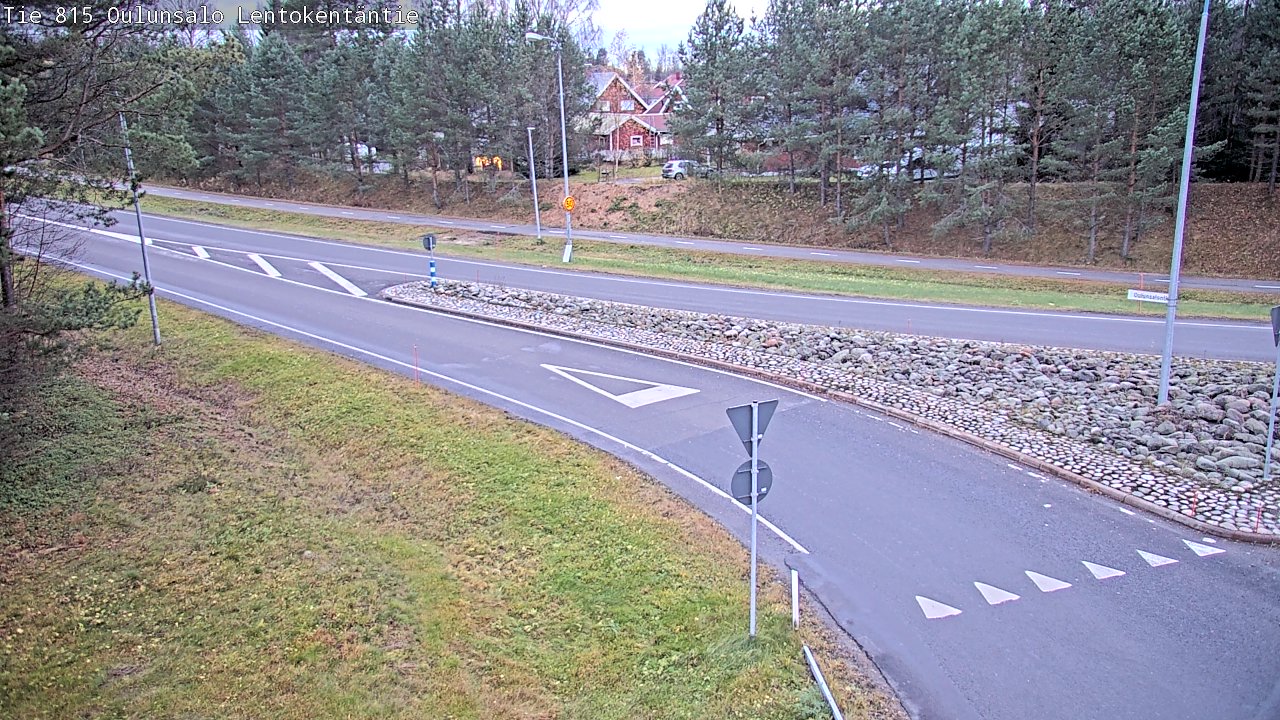 Kelikamerat Kuva Tie 816 Oulunsalo, Lentokentäntie, Oulu, Pohjois-Pohjanmaa