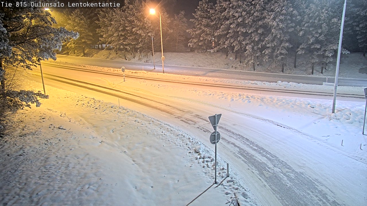 Kelikamerat Kuva Tie 816 Oulunsalo, Lentokentäntie, Oulu, Pohjois-Pohjanmaa