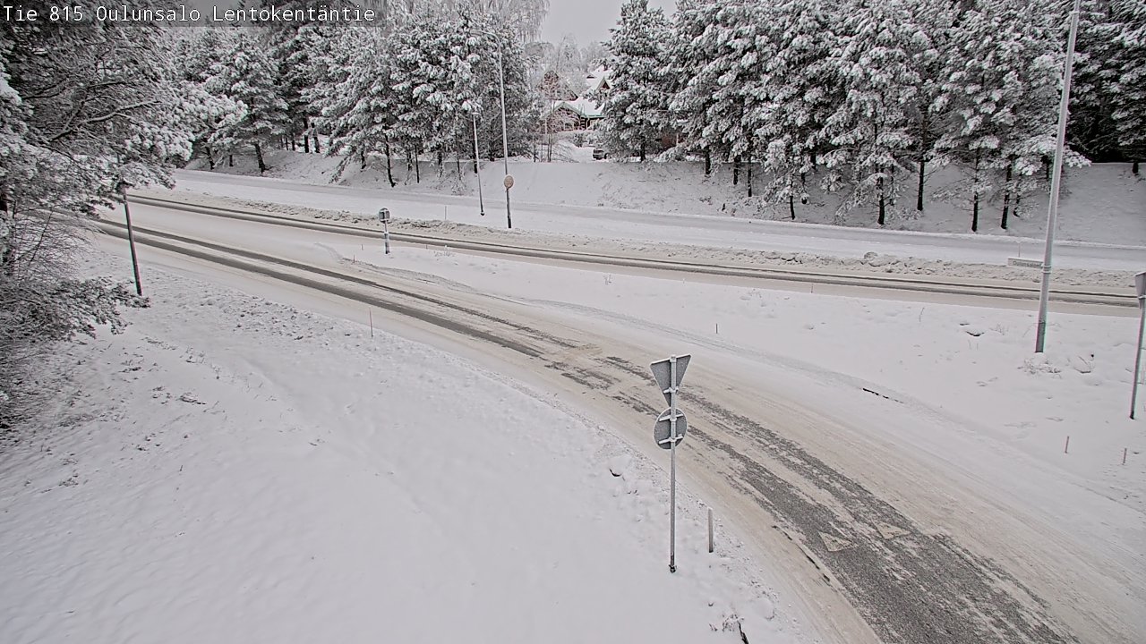 Kelikamerat Kuva Tie 816 Oulunsalo, Lentokentäntie, Oulu, Pohjois-Pohjanmaa