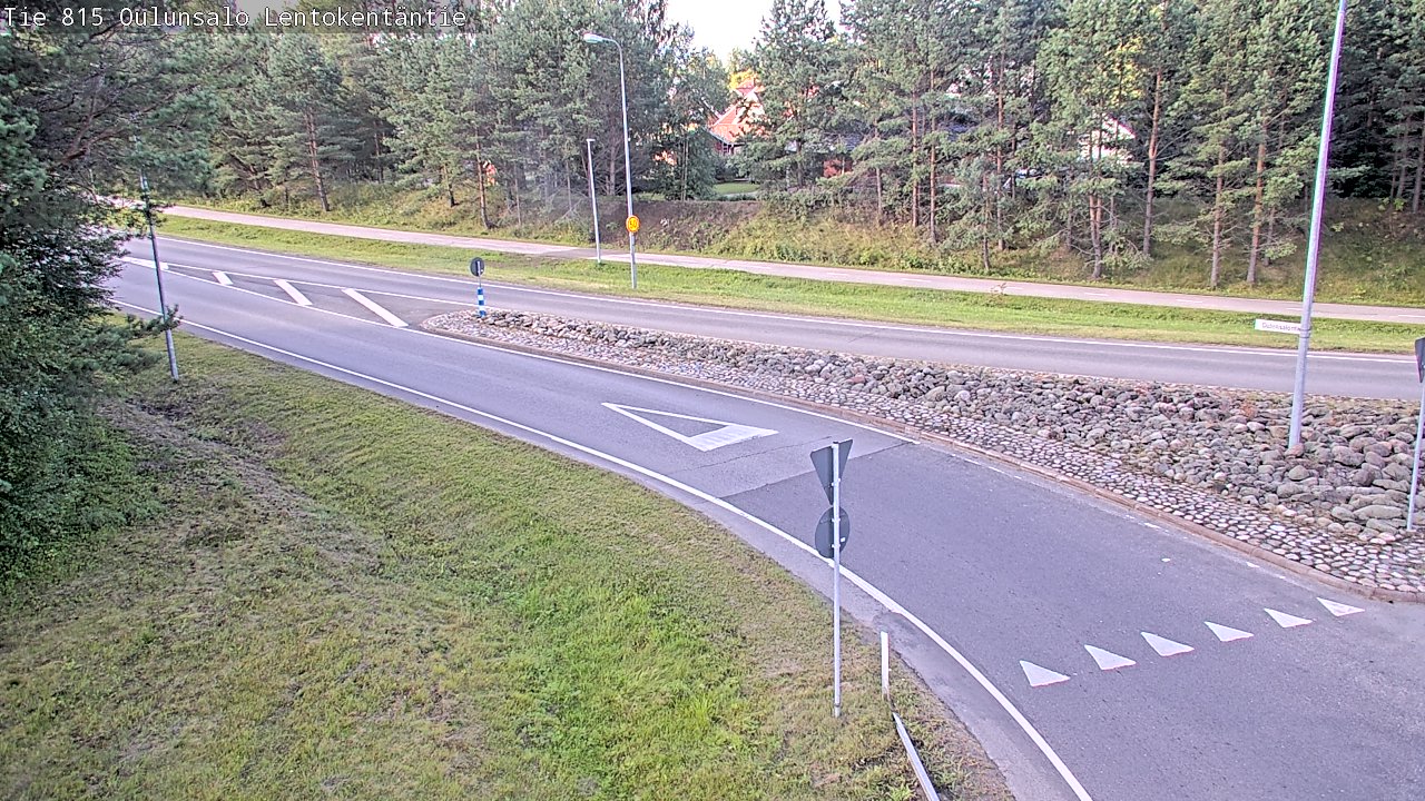 Kelikamerat Kuva Tie 816 Oulunsalo, Lentokentäntie, Oulu, Pohjois-Pohjanmaa