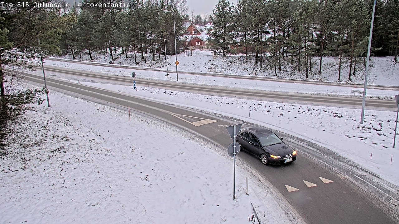 Weather Camera Image Road 816 Oulunsalo, Lentokentäntie, Oulu, Pohjois-Pohjanmaa