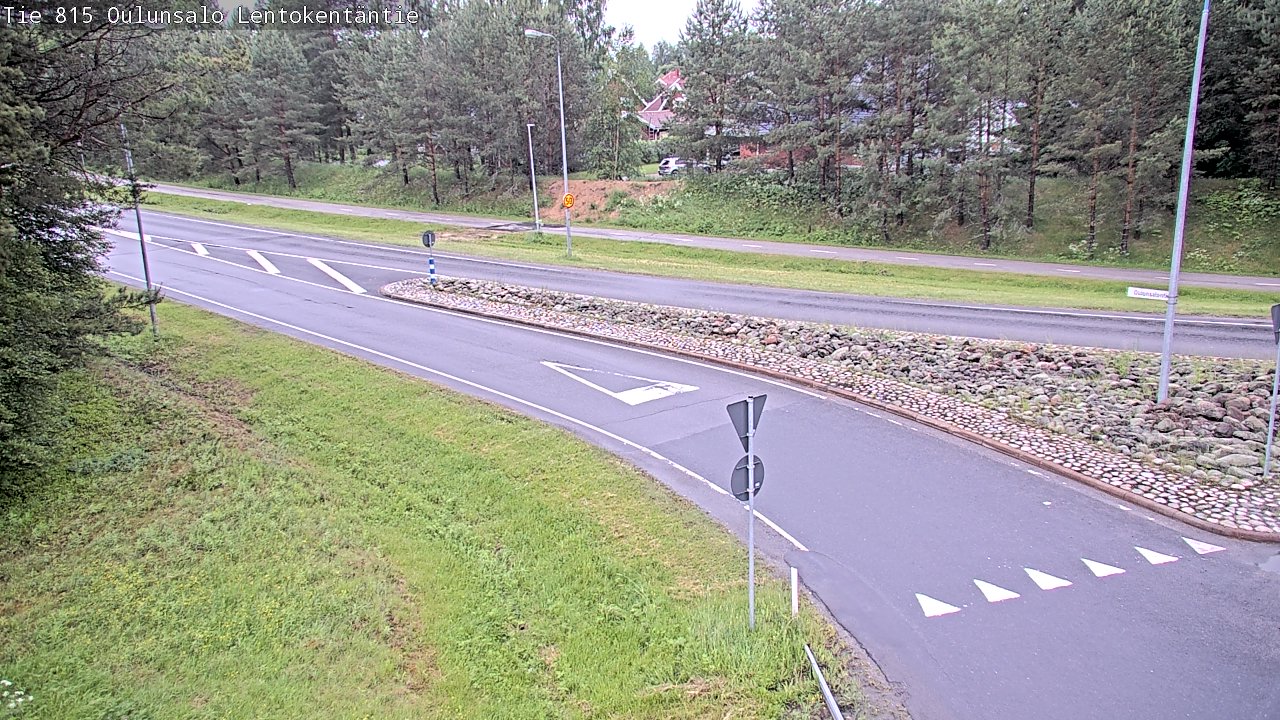 Kelikamerat Kuva Tie 816 Oulunsalo, Lentokentäntie, Oulu, Pohjois-Pohjanmaa