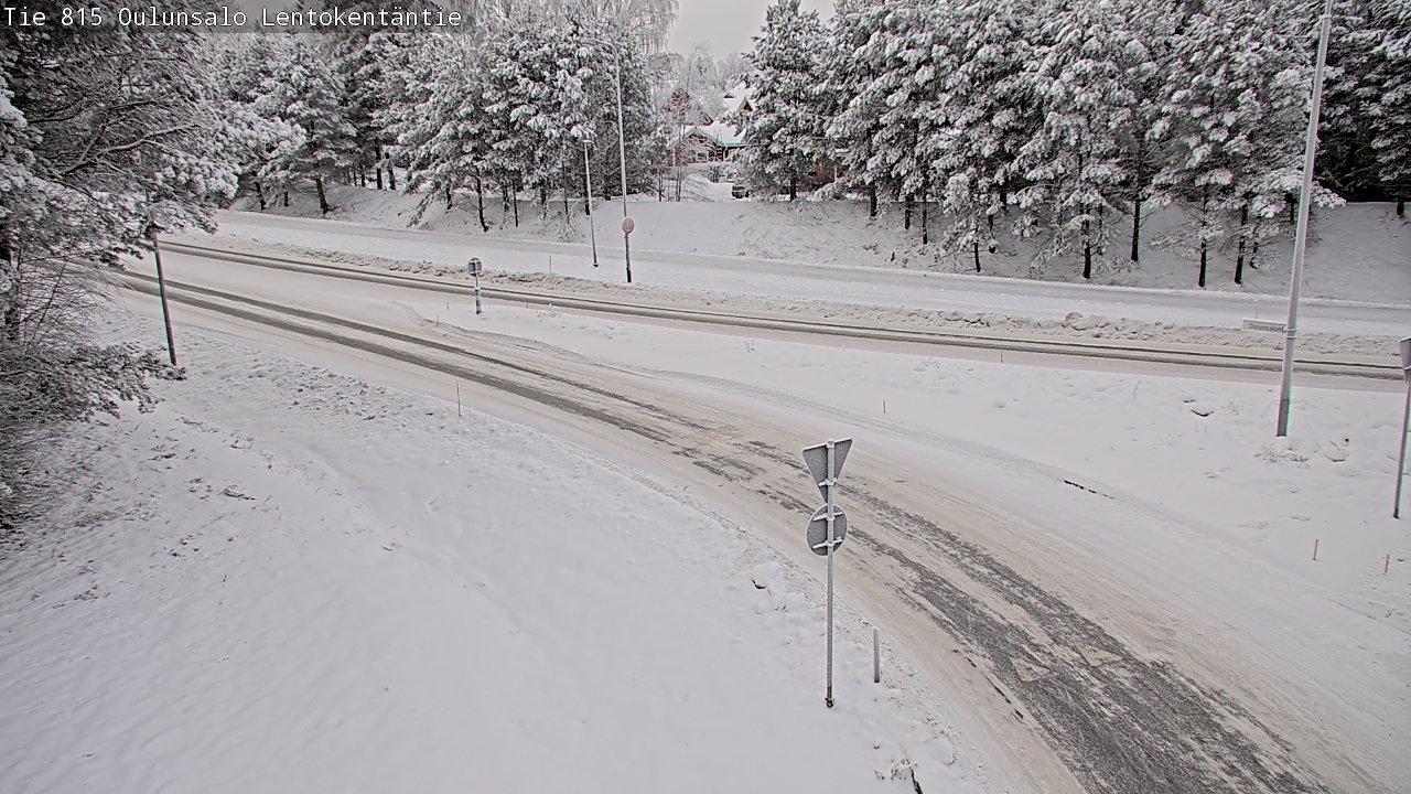 Kelikamerat Kuva Tie 816 Oulunsalo, Lentokentäntie, Oulu, Pohjois-Pohjanmaa