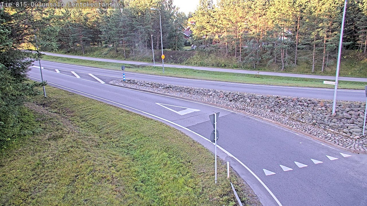Weather Camera Image Road 816 Oulunsalo, Lentokentäntie, Oulu, Pohjois-Pohjanmaa