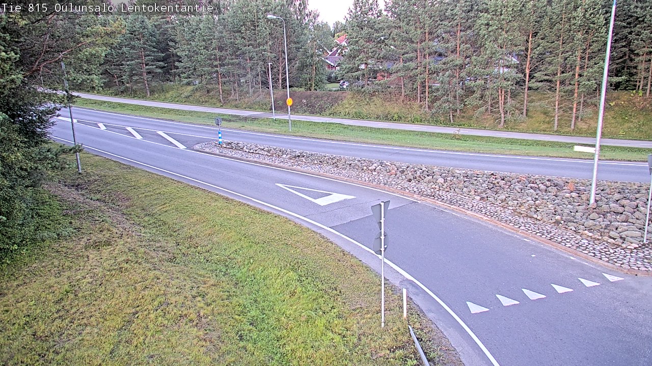 Kelikamerat Kuva Tie 816 Oulunsalo, Lentokentäntie, Oulu, Pohjois-Pohjanmaa