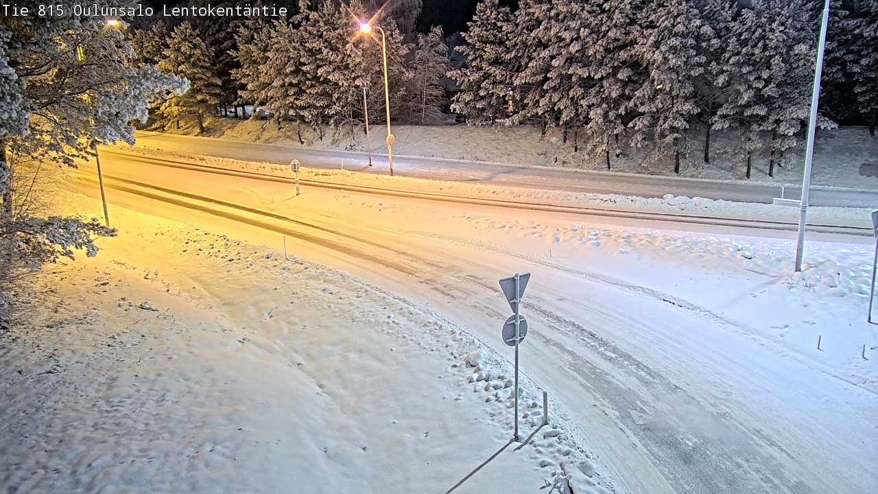 Kelikamerat Kuva Tie 816 Oulunsalo, Lentokentäntie, Oulu, Pohjois-Pohjanmaa