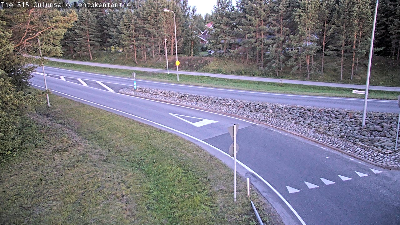 Kelikamerat Kuva Tie 816 Oulunsalo, Lentokentäntie, Oulu, Pohjois-Pohjanmaa