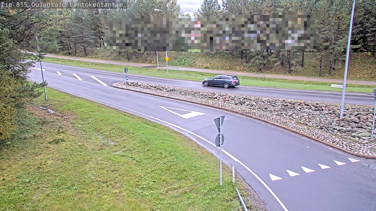 Weather Camera Image Road 816 Oulunsalo, Lentokentäntie, Oulu, Pohjois-Pohjanmaa